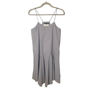 Tibi New York A Striped Drop Waist Dress Size 4